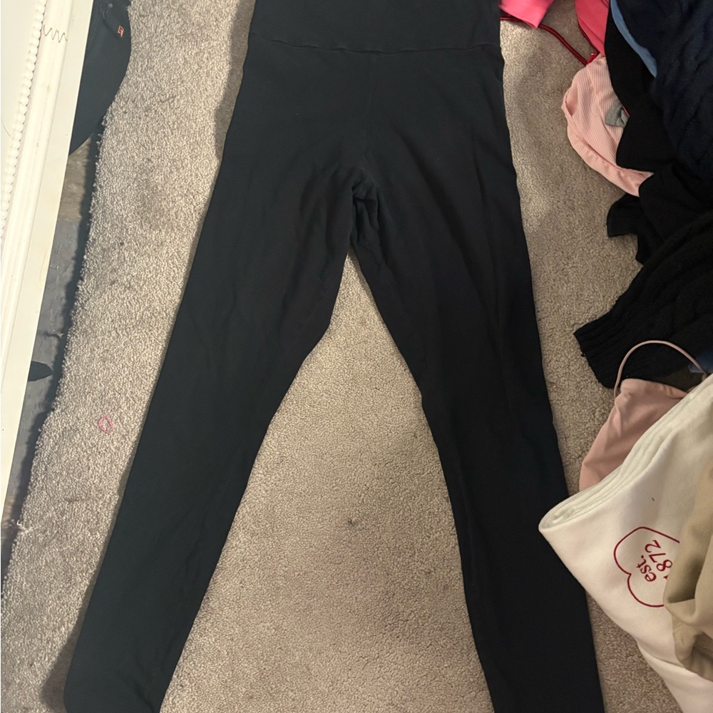 Black High-Waisted Leggings